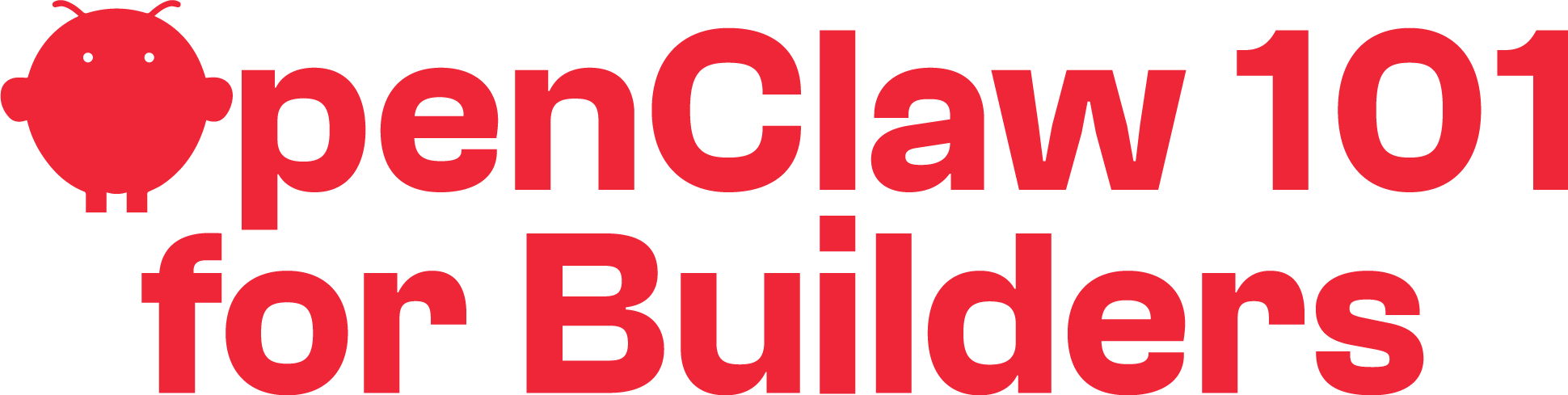 OpenClaw 101 Red Vertical Logo